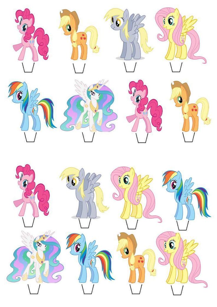 My Little Pony Printable Cutouts fetishpsawe